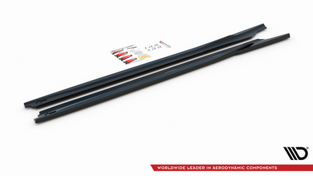 Diffuser BMW X1 F48 M-Pack Side Skirts Gloss Black