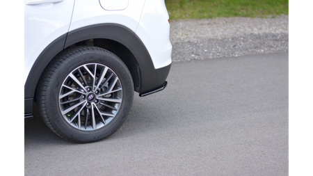 Splitter Hyundai Tucson III Facelift Tył Boczne Gloss Black