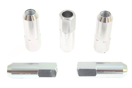 Wheel lug nuts JBR 60mm M12 x1,25 Silver