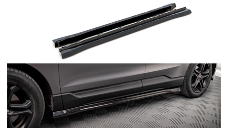 Diffuser Ford Edge II Side Skirts Gloss Black