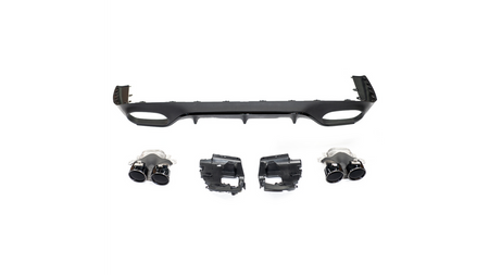 Diffuser Mercedes-Benz E C238 A238 Rear with Pipes black