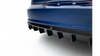 Diffuser Audi A3 8V Facelift Rear Valance Version with single exhaust tips
