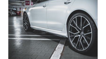 Dokładka Audi RS6 C7 Progi v.2 Gloss Black