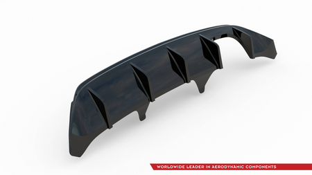 Diffuser Ford FIesta VIII ST Rear Valance v.2 Gloss Black