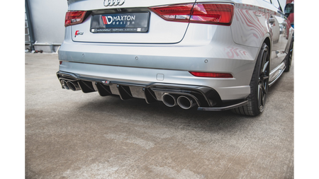 Diffuser Audi S3 8V Facelift Rear Valance Gloss Black