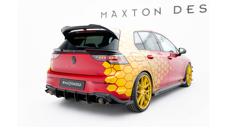 Diffuser Volkswagen Golf GTI Clubsport Mk8 Facelift Rear Street Pro v.2 Red