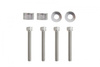 Decorative screws washers M6x1.0 45mm JDM Silver