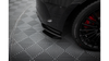 Splitter Mercedes-Benz A W177 A35 Tył Boczne Street Pro Black + Gloss Flaps