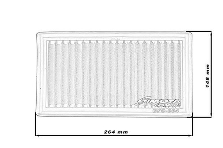 Simota Panel Filter OFO004 264x150mm