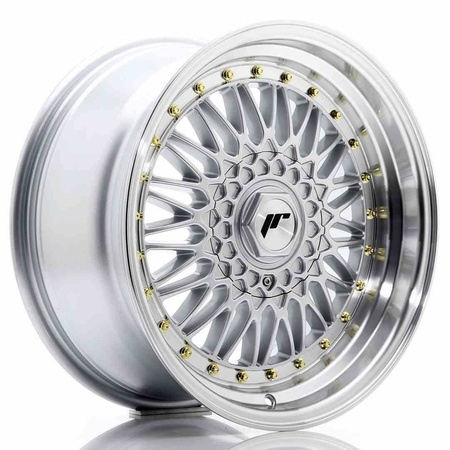 JR Wheels JR9 17x8,5 ET20-35 BLANK Silver w/Machined Lip