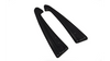 Splitter Audi RS7 Facelift Rear Side v.1 Gloss Black