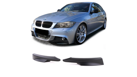 Diffuser BMW 3 E90 E91 Facelift Front Bumper Matt Black