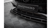 Street Pro Front Splitter + Flaps Mercedes-Benz A AMG-Line W176 Facelift Black + Gloss Flaps