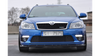 Splitter Skoda Octavia II Facelift RS przód v.1 Gloss Black