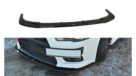 Splitter Mitsubishi Lancer Evo X Front v.1 Gloss Black