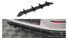 Diffuser Volkswagen Arteon R-Line Facelift Rear Street Pro Black-Red