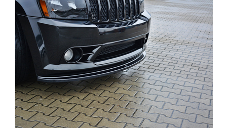 Splitter Jeep Grand Cherokee WK STR8 przód v.1 Gloss Black