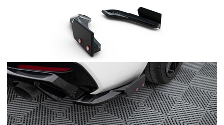 Splitter BMW 1 F20 M-Pack Tył Boczna + Flaps Facelift v.5