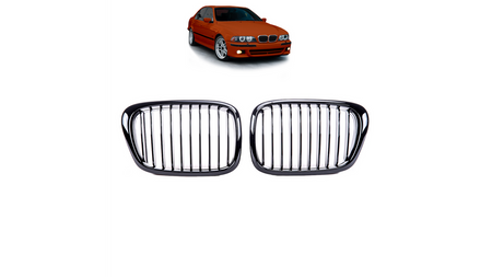 Grill BMW 5 E39 pojedyncze żeberka Gloss Black