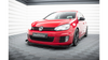 Splitter Volkswagen Golf VI GTI przód Racing Durability v.3 + flaps Black-Red