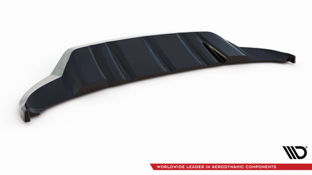 Front Splitter Porsche Cayenne Mk2 Gloss Black