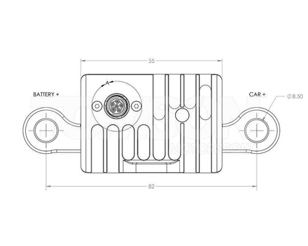 Ecumaster Battery Insulator Current Circuit Breaker RadLock Version