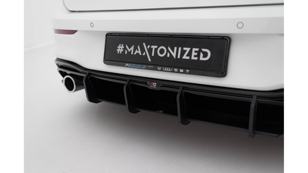 Diffuser Volkswagen Golf GTI Mk8 Rear Street Pro Red v.4