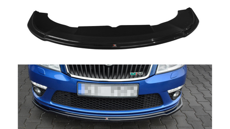 Splitter Skoda Octavia II Facelift RS przód v.2 Gloss Black