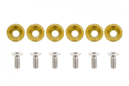 Decorative screws washers M8x1.25 15mm JDM Gold