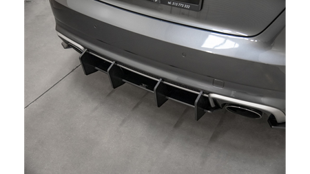 Diffuser Audi RS3 8V Sportback Rear Racing Durability v.2 Red