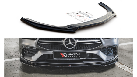 Splitter Mercedes-Benz CLA 35 Aero C118 Front v.1 Gloss Black