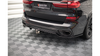 Splitter BMW X7 G07 M-Pack Tył Środkowy z Dyfuzorem Gloss Black