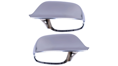 Mirror Cover Set Audi Q5 Q7 Matt Silver