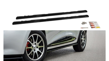 Diffuser Renault Clio IV Side Skirts Gloss Black