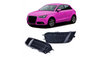 Fog Light Covers Audi A1 8X Gloss Black
