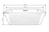 TurboWorks Intercooler 600x300x150 inlet 3,5"