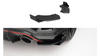 Splitter Hyundai Veloster N Mk2 Rear Side Street Pro Black-Red + Gloss Flaps