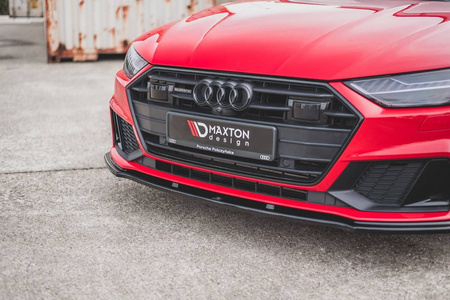 Splitter Audi A7 C8 S-Line przód v.2 Gloss Black
