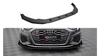 Splitter Audi A3 8Y S-Line Front Pro v.1 + flaps Black