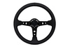 Steering wheel Pro 350mm offset:80mm Leather Black
