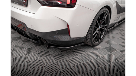 Splitter BMW 2 G42 M-Pack Rear Side v.2 Gloss Black