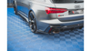Splitter Audi RS6 RS7 C8 Tył Boczne v.2 Gloss Black
