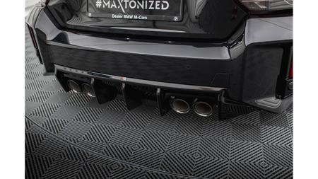 Dokładka BMW 2 G87 M-Pack Zderzak Tył v.1 Gloss Black