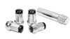 Forged wheel lug nuts D1Spec Stal 12x1,25 Silver/Black