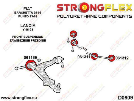 Front anti roll bar bush