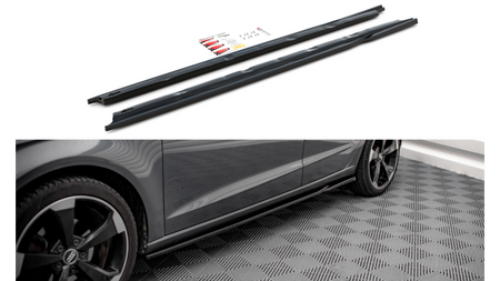 Diffuser Audi A3 8V Side Skirts Gloss Black