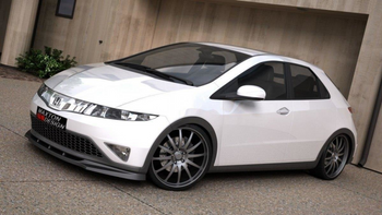 Splitter Przedni Civic VIII Przedlift Gloss Black