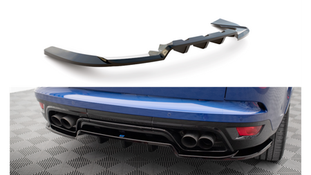 Splitter Land Rover Range Rover Sport SVR II Rear Central with Diffuser Gloss Black