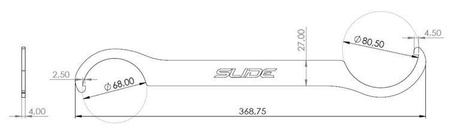 Slide thread adjustment tool 37cm