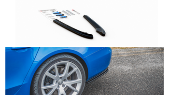 Splitter Audi A4 B8 S-Line Tył Boczne Gloss Black
